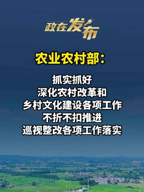 农业改革最新动态，推动农业现代化，赋能乡村振兴